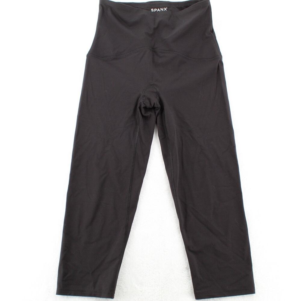 SPANX By Sara Blakely Black High Rise Capri Leggings Women’s Medium M